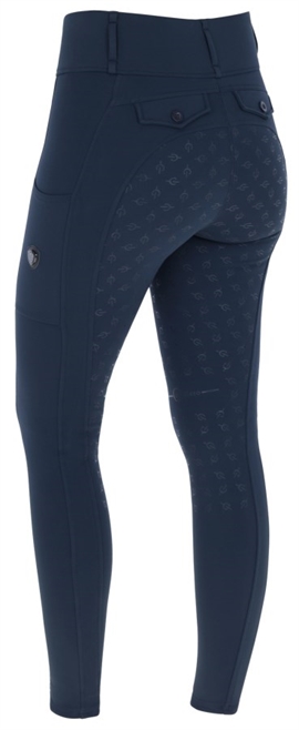 Covalliero AW24 Kids Vinter Ridetights - Dark navy